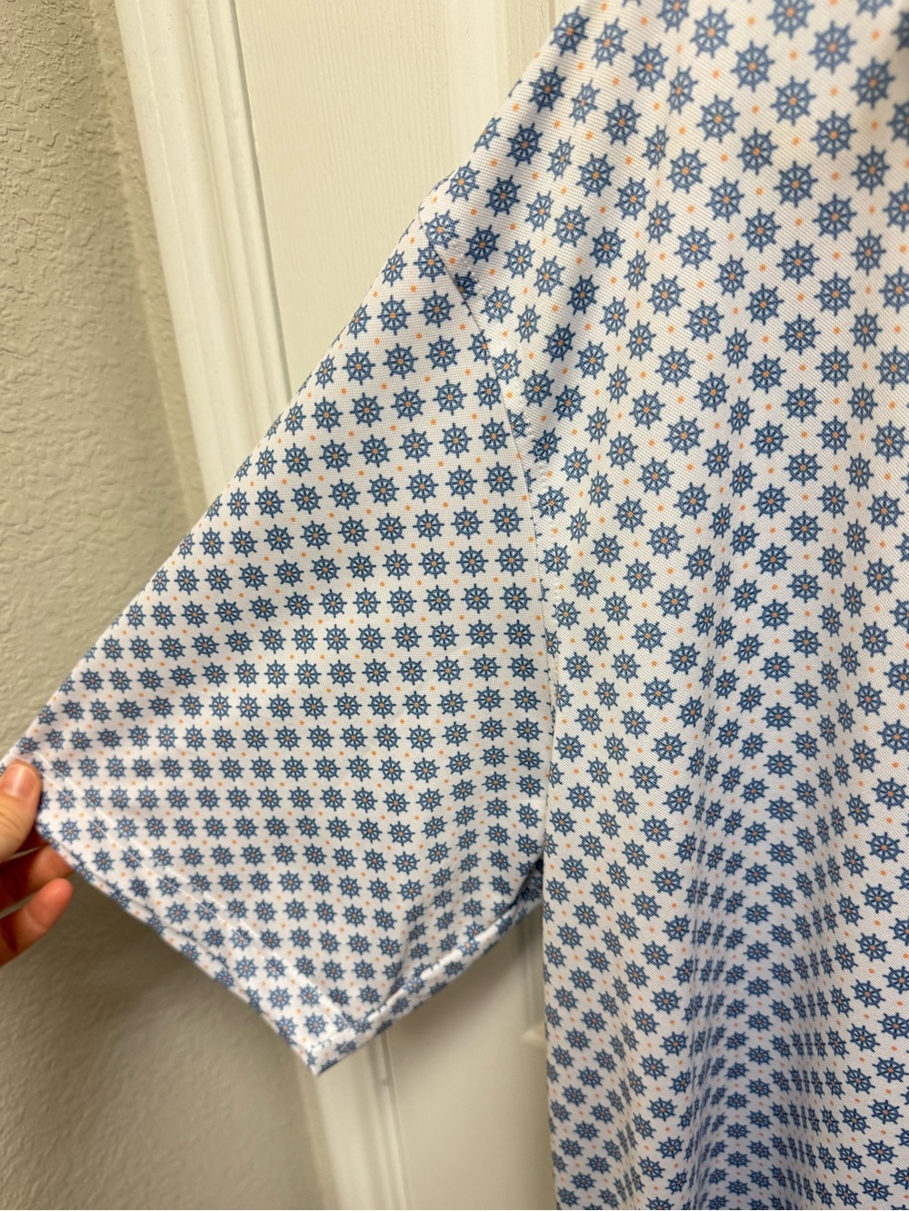 Turtleson Wheel Pattern Polo - Picture 6 of 11